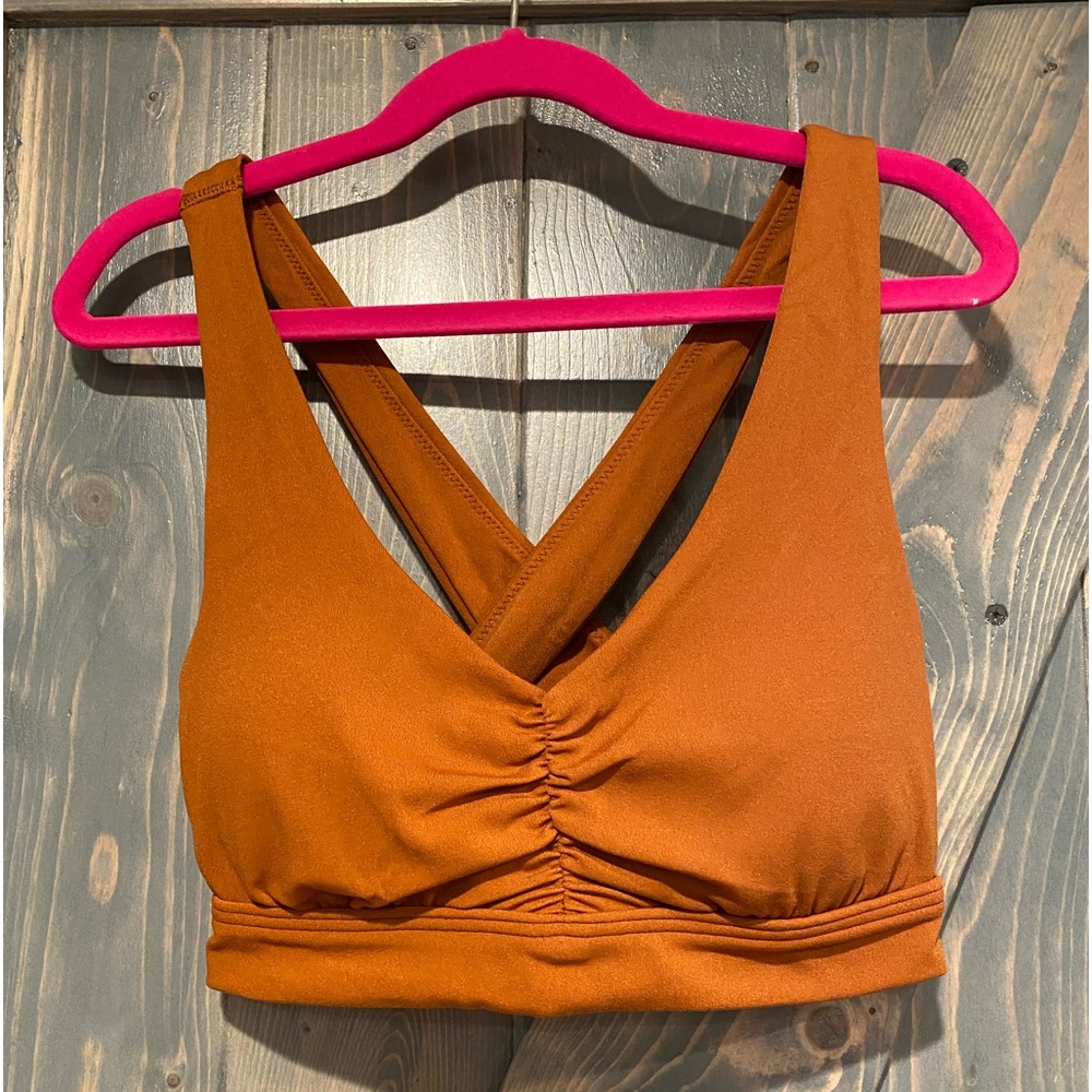 Offline by Aerie Real Me Ruched Sports Bra - Medium Support - Size Medium